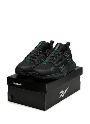 Мужские кроссовки reebok zig kinetica edge fit black green цена огонь reebok zig kinetica качество бомба