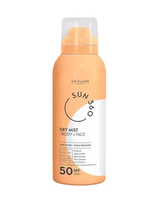 Сонцезахисний спрей для обличчя і тіла oriflame sun 360 з spf 50 34891