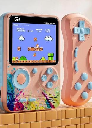 3" ігрова приставка g5 game box 500 ігор. дитяча портативна ретро консоль з джойстиком