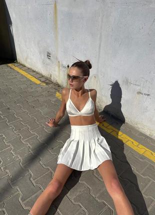 Спідниця міні з шортиками