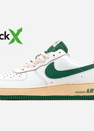 Стильні кросівки nike air force 1 gorge green