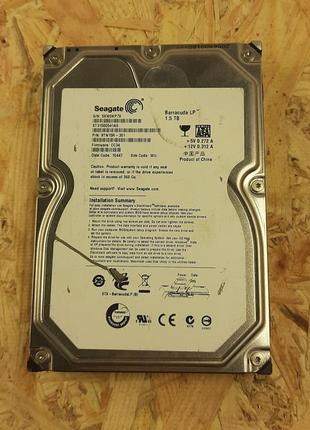 Жесткий диск seagate barracuda lp 1.5tb  б/в (unidial)