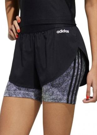 2-в-1  шорты велосипедки adidas