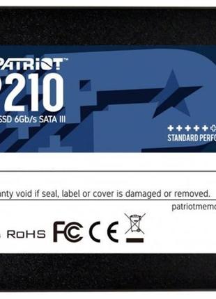 Накопичувач ssd 2.5" 512gb patriot (p210s512g25)