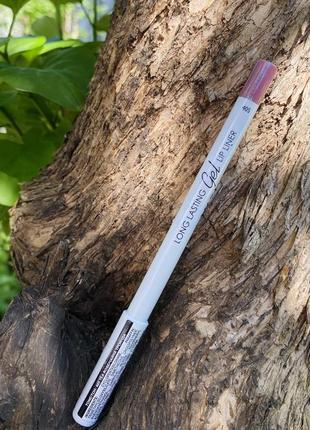 Lamel - гелевий олівець для губ long lasting gel lip liner 405