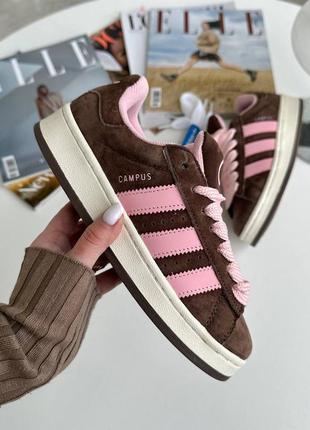 Кроссовки adidas campus brown pink