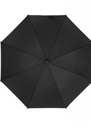 Парасолька h11 sky black напівавтомат. якісна парасолька із системою антивітер