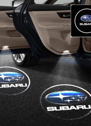 Лазерне дверне підсвічування/проекція у двері автомобіля subaru