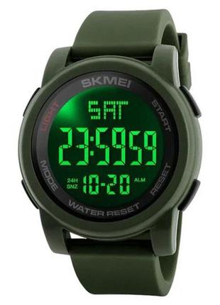 Часы наручные 1257ag skmei, army green