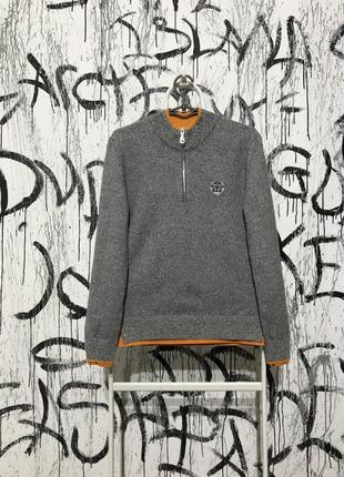 Кофта kenzo, оригінал, світер, шерсть, зручна, 1/3 зіп, жіноча, легка, тепла, люкс, діор, усл, красива, зручна, повсякденна