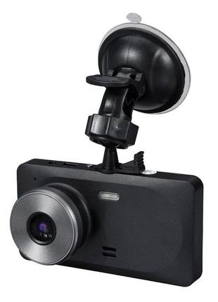 Відеореєстратор на 3 камери dvr dash cam t695 автомобільний реєстратор на присосці на скло