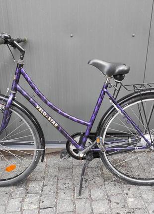 Велосипед velo-star 28" фиолетовый v-br б/у 1шв (28-gray-violet-080524)