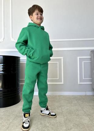 Зеленый детский спортивный костюм.29-002