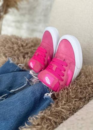 Жіночі кросівки vans knu school pink3 фото