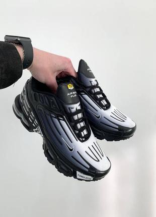 Чоловічі кросівки air max plus 3 white\black