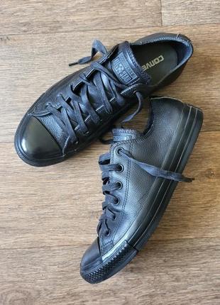Кожаные классические кеды для мужчин converse