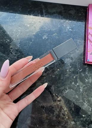 Aden cosmetics liquid lipstick рідка помада для губ 02 milk chocolate