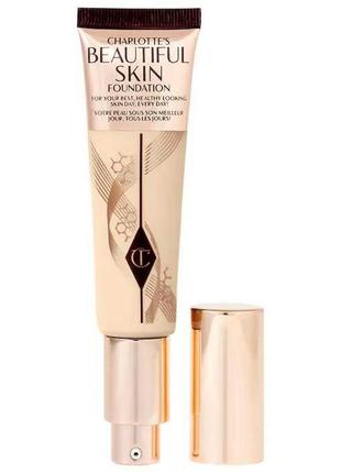 Тональный крем charlotte tilbury
beautiful skin medium coverage liquid foundation with hyaluronic acid