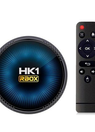 Телевизионная смарт приставка hk1 rbox w2 4/64gb smart tv приставка для телевизора на андроиде 11