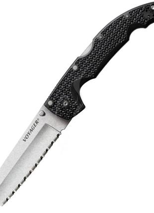 Ніж cold steel voyager xl tp, 10a, серейтор