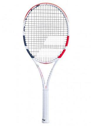 Ракетка babolat pure strike 18/20 unstr white/red/black no cover gr3