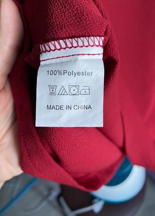 Нарядная бордовая свободная блуза с гипюровыми плечами коротким рукавом волан с французским кружком xxl 2xl shein10 фото