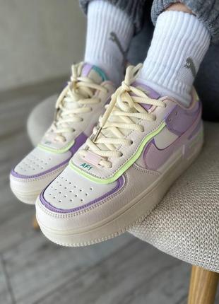 Жіночі кросівки nike air force 1 shadow grape