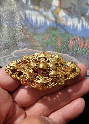 Арт-деко стиль антикварная брошка из америкы
