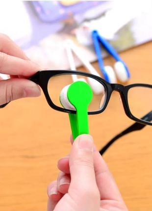 Міні-щітка для очищення лінз окулярів з мікрофібри