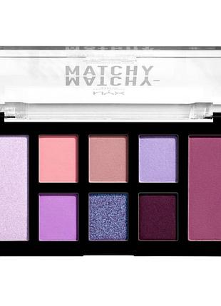 Палетка теней matchy от nyx