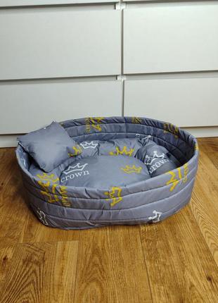 Лежак 50×40 см лежак лежанка лежачок для собак котів ручна робота