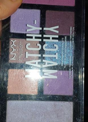 Палетка теней matchy от nyx