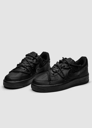 Кросівки | nike air force 1 low black off shoelaces custom