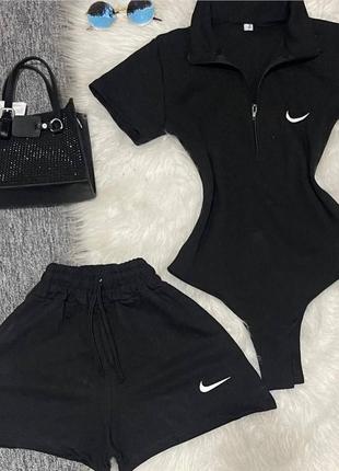 Костюм  (боді + шорти) nike