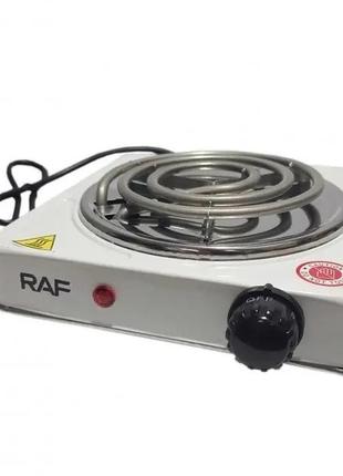 Електрична плита raf-8010b 1000вт спіраль настільна спіральна електропіч 1 комфорка