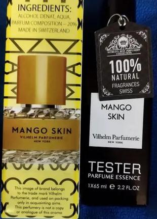 Женские духи vilhelm parfumerie mango skin (свободорогой парфюмер манго скин) 65 мл. (швейцария)