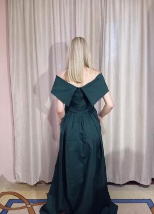 Вечернее платье зеленого цвета2 фото