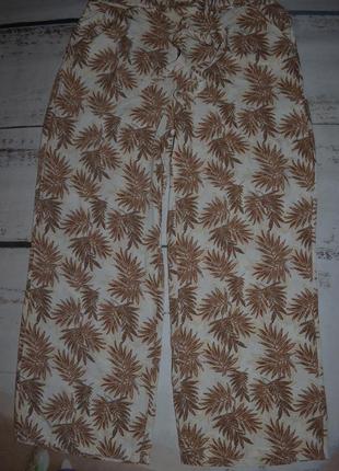 Широкие летние брюки, брюки с карманами primark 20 размер