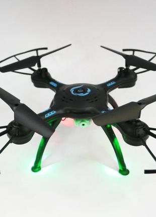 Квадрокоптер qy66-x05 c wifi камерой детский летающий коптер дрон с вай фай камерой