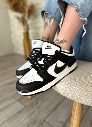 Жіночі кросівки nike low twist black/white