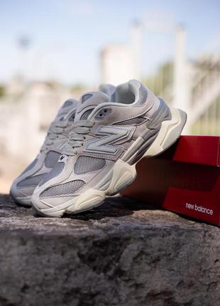 Жіночі кросівки new balance 9060 grey кроссовки нью беланс женские масивная подошва