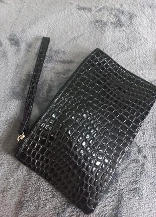 Клатч косметичка сумка сумочка жіноча чорна