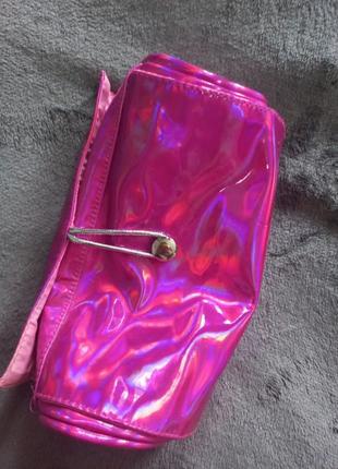 Косметичка жіноча нова рожева женская для косметики сумка клатч дорожня