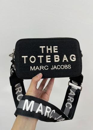 Сумка marc jacobs the snapshot textile black5 фото