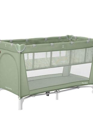 Манеж carrello piccolo+ crl-11501/2 mint green з двома рівнями дна /1/ moq