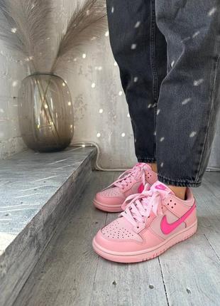 Жіночі кросівки nike low «triple pink»
