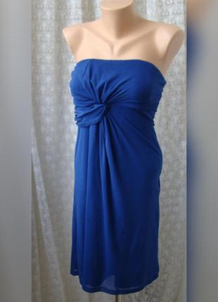 Платье легкое синее esprit р.40-44 5752а