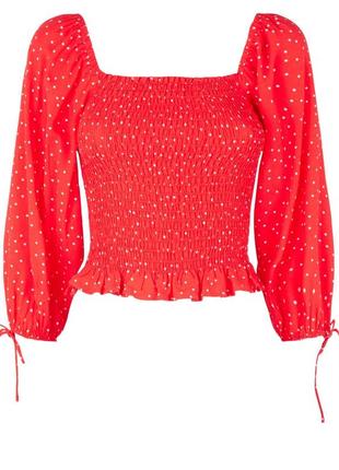 Блуза яскраво-червона2 фото