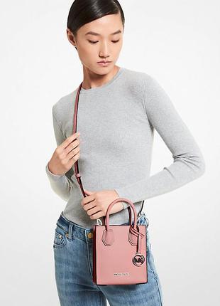 Нова шкіряна сумка michael kors mercer extra-small leather