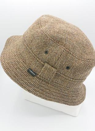 Винтажная панама loisirs torpedo harris tweed start